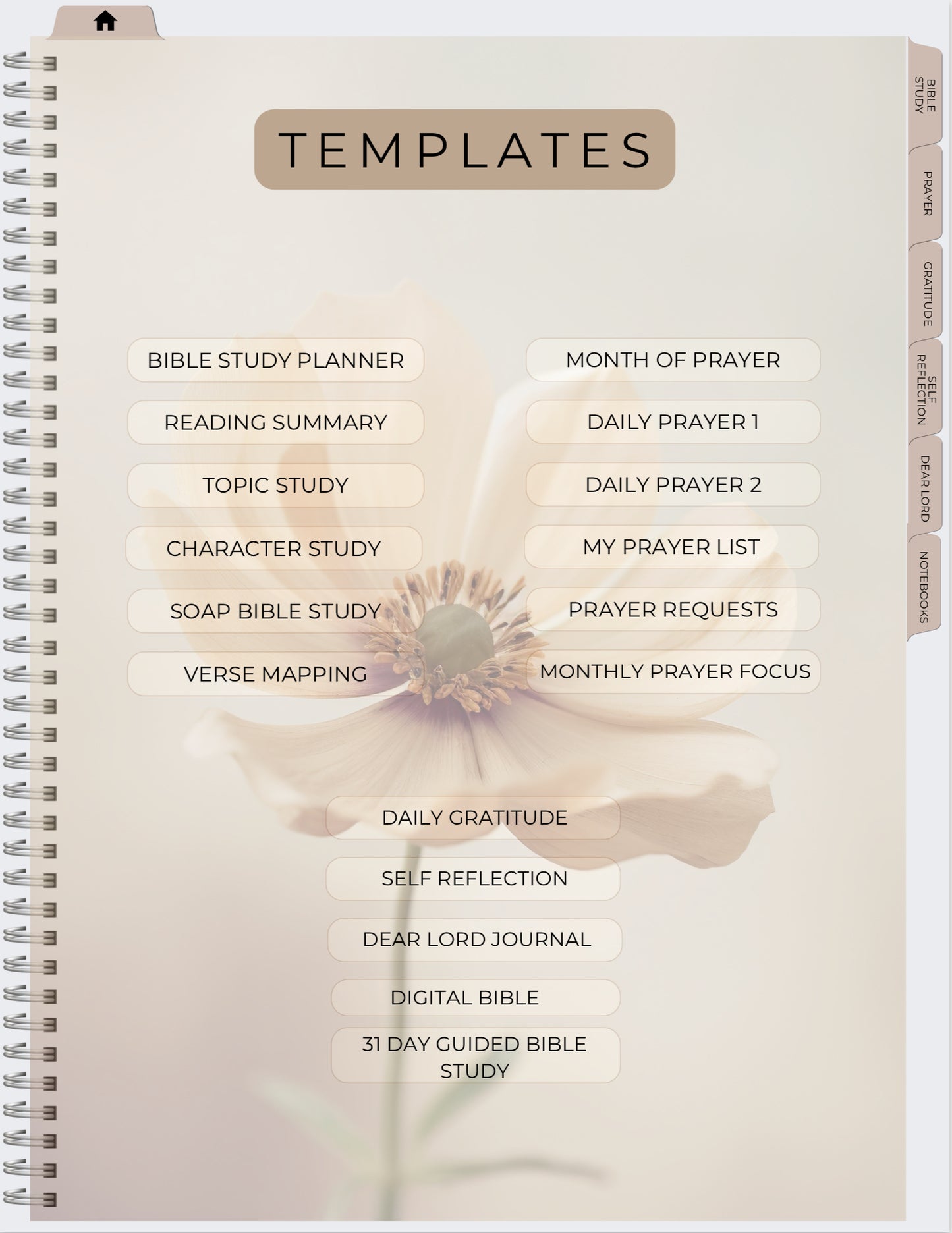 Bible Study & Prayer Journal | All In 1 Tool